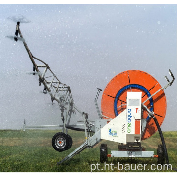 Modelo de lança do sistema de irrigação do carretel de mangueira de fábrica de 75 mm